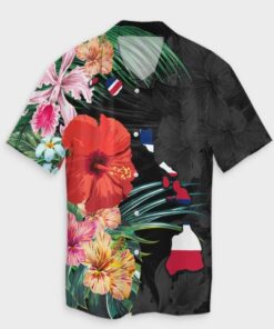 Hawaiian Map Hawaii Flag Hibiscus Polynesian Hawaiian Shirt- For men and women - Fanshubus