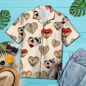 Hawaiian Shirt Butt Shape Like Heart Halloween For Men Women - For men and women - Fanshubus