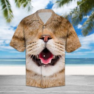 Hawaiian Shirt Funny Cat Hawai For Men Women- For men and women - Fanshubus