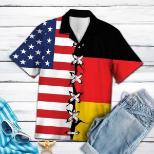 Hawaiian Shirt Germany Root For Men Women- For men and women - Fanshubus