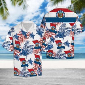 Hawaiian Shirt Missouri Proud For Men Women- For men and women - Fanshubus