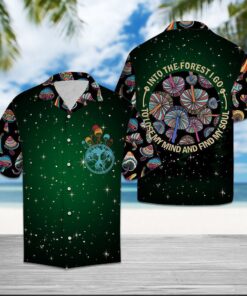 Hawaiian Shirt Mushroom Forest For Women Men- For men and women - Fanshubus