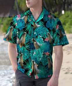 Hawaiian Shirt Seal Tropical For Men Women- For men and women - Fanshubus