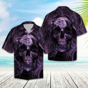 Hawaiian Shirt Skull Abstract For Men Women- For men and women - Fanshubus