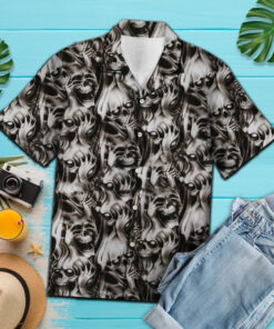 Hawaiian Shirt Skull Awesome For Men Women- For men and women - Fanshubus