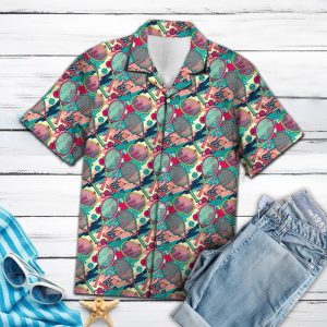 Hawaiian Shirt Tennis Colorful For Men Women- For men and women - Fanshubus