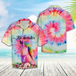 Hawaiian Shirt Unicorn Tiedye For Men Women- For men and women - Fanshubus