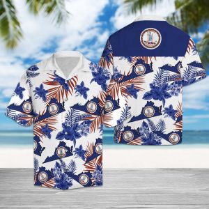 Hawaiian Shirt Virginia Proud For Men Women- For men and women - Fanshubus