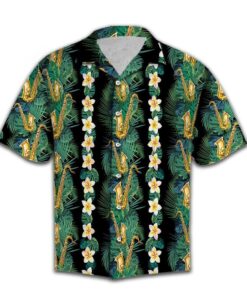 Hawaiian Shirt Women Men Amazing Saxophone- For men and women - Fanshubus