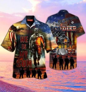 He Is My Son Hawaiian Shirt - For Men and Women - Fanshubus