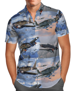 Heinkel Blue Unique Design Unisex Hawaiian Shirt- For men and women - Fanshubus