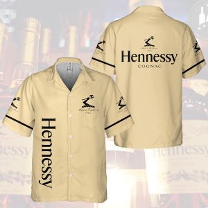 Hennessy Cognac All Over Print 3D Hawaiian Shirt- For men and women - Fanshubus