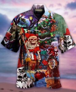 Here Comes Santa Claus Hawaiian Shirt - For Men and Women - Fanshubus