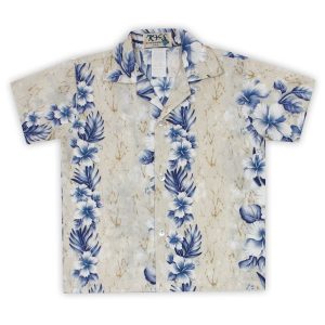 Hibiscus Tan Unique Design Hawaiian Shirt- For men and women - Fanshubus