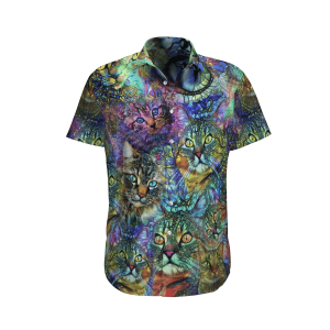 Hippie Colorful Awesome Design Unisex Hawaiian Shirt 4- For men and women - Fanshubus