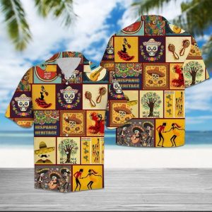 Hispanic Culture Heritage Hawaiian Shirt For Men Women- For men and women - Fanshubus