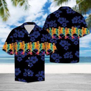 Hockey Blue Best Design Hawaiian Shirt For Men Women- For men and women - Fanshubus