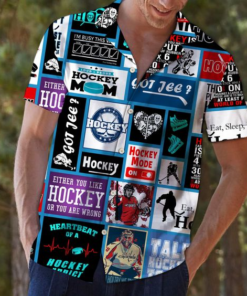 Hockey Hawaiian Shirt For Men Women- For men and women - Fanshubus