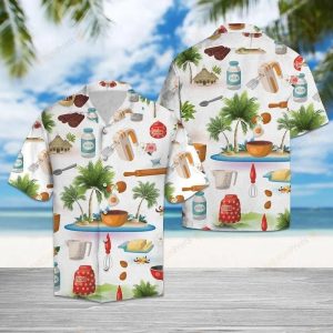 Holiday Baking Multicolor Unique Design Hawaiian Shirt For Men Women- For men and women - Fanshubus