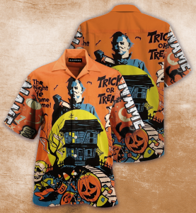 Horror Movie Halloween Hawaiian Shirt- For men and women - Fanshubus