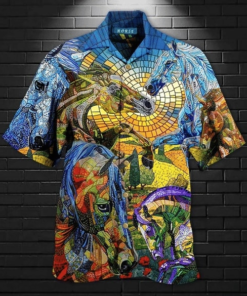 Horse Hawaiian Shirt - For Men and Women - Fanshubus