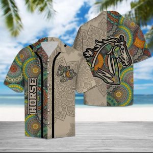 Horse Mandala Hawaiian Shirt - For Men & Women - Adult