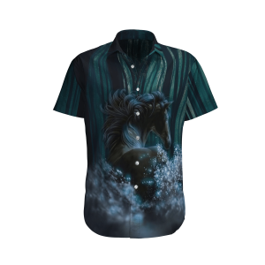 HorseBlue High Quality Unisex Hawaiian Shirt- For men and women - Fanshubus