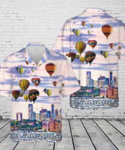 Hot Air Balloon Festival Hawaiian Shirt For Men Women- For men and women - Fanshubus