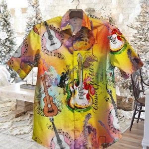 Hot Classic Guitars Hawaiian Shirt- For men and women - Fanshubus