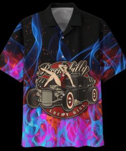 HOT ROD HAWAIIAN SHIRT 012 - Fanshubus