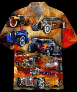 HOT ROD HAWAIIAN SHIRT 022 - Fanshubus