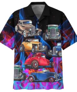 HOT ROD HAWAIIAN SHIRT 030 - Fanshubus