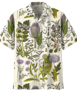 Hydrangea Botanical Hawaiian Shirt For Men Women- For men and women - Fanshubus