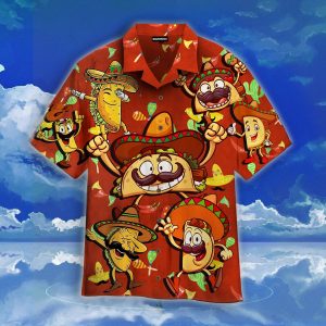 I Am A Funny Taco Tropical Hawaiian Shirt- For men and women - Fanshubus