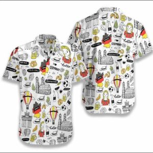 I Love Germany Hawaiian Shirt- For men and women - Fanshubus