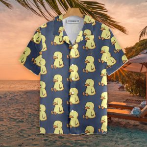 I'm A Sad Duck Hawaiian Shirt Aloha Shirt Cute Duck Shirts Gifts for Duck Lovers - Fanshubus