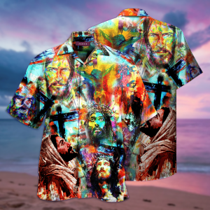 In The Name Of Jesus Hawaiian Shirt For Men Women- For men and women - Fanshubus