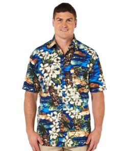 Island Blue Nice Design Hawaiian Shirt