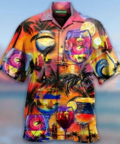 It's Time For Wine Hawaiian Shirt - For Men & Women - Adult