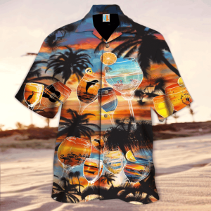 Its Time For Wine Hawaiian Shirt For Men Women- For men and women - Fanshubus