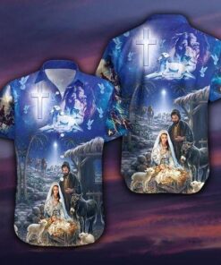 Jesus Hawaiian Shirt- For men and women - Fanshubus