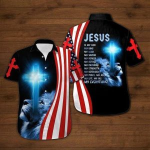 Jesus Is My God Hawaiian Shirt - For Men & Women - Adult