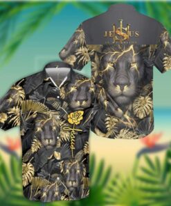 Jesus Lion Aloha Hawaiian Shirt For Men Women- For men and women - Fanshubus