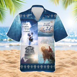 Jesus Saved Me Hawaiian Shirt ANL53HW - For Men and Women Fanshubus