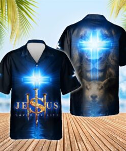 Jesus Saved My Life Hawaiian Shirt- For men and women - Fanshubus