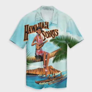 Just A Girl Who Loves Hawaiian Songs Hawaiian Shirt For Men Women- For men and women - Fanshubus