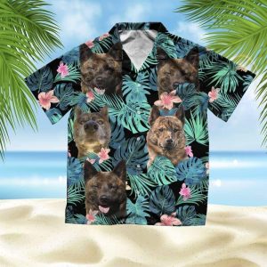 Kai Ken - Summer Leaves - Hawaiian Shirt - For Men and Women Fanshubus