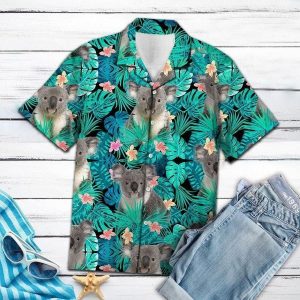 Koala Tropical Hawaiian Shirt Koala Gifts For Her For Men Women- For men and women - Fanshubus
