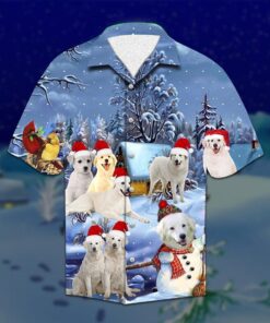 Kuvasz Christmas Hawaiian Shirt- For men and women - Fanshubus