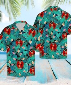 Ladybug Tropical Hawaiian Shirt